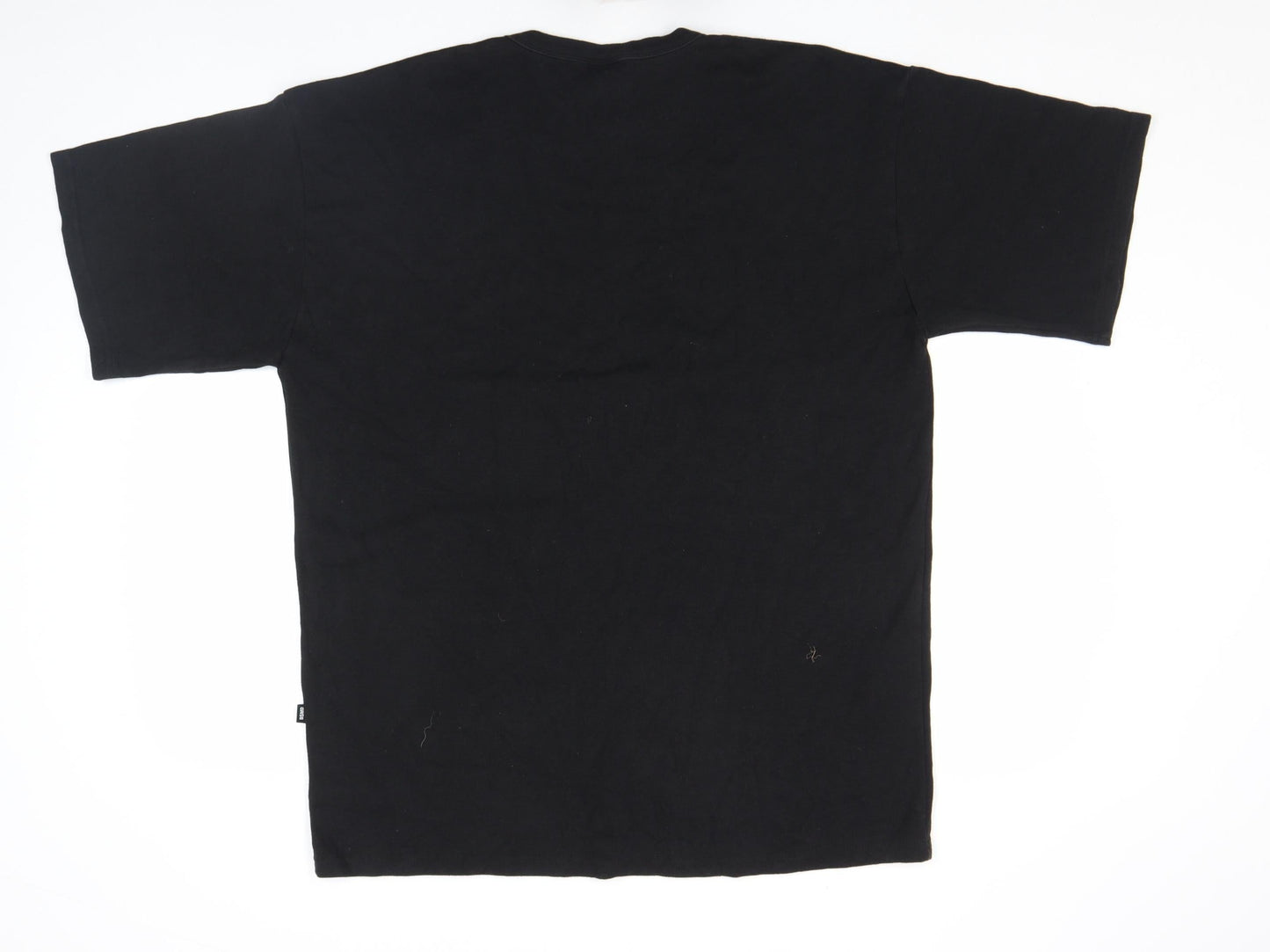 BSMD Men's Black XL Crew Neck Short Sleeve Cotton T-Shirt