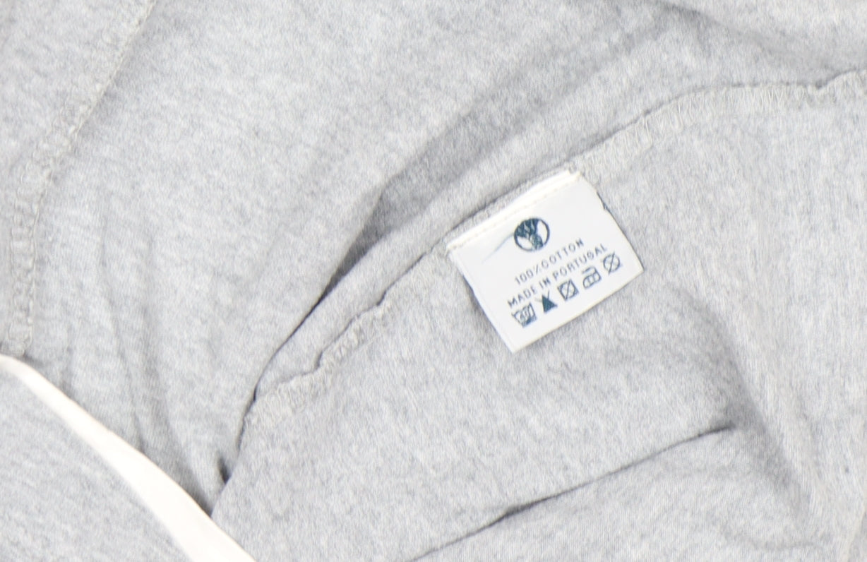 Fat Face Women's Grey Long Sleeve Cotton T-Shirt Size 18