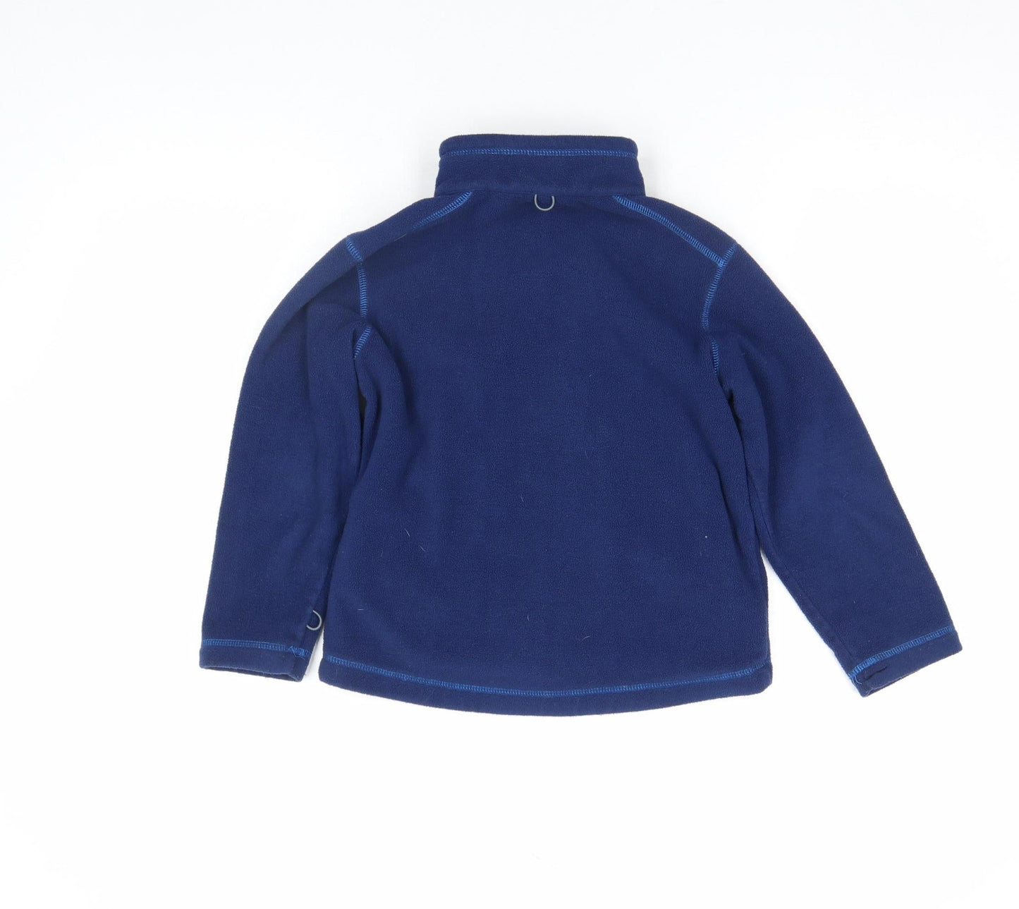 TOG24 Boys Blue Fleece Zip Up Basic Jacket 7-8 Years