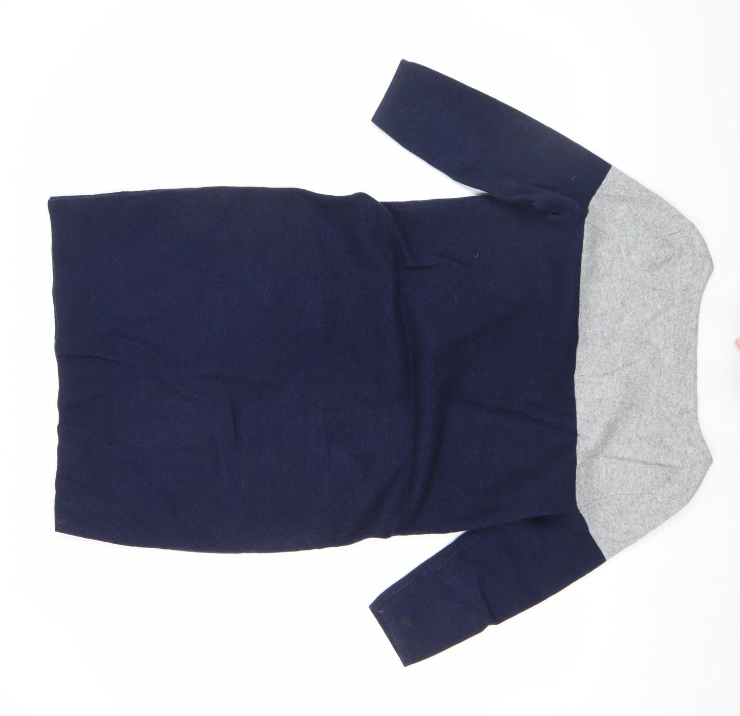 C C Clothing Company Womens Blue Grey Shift Knit Dress Size 10