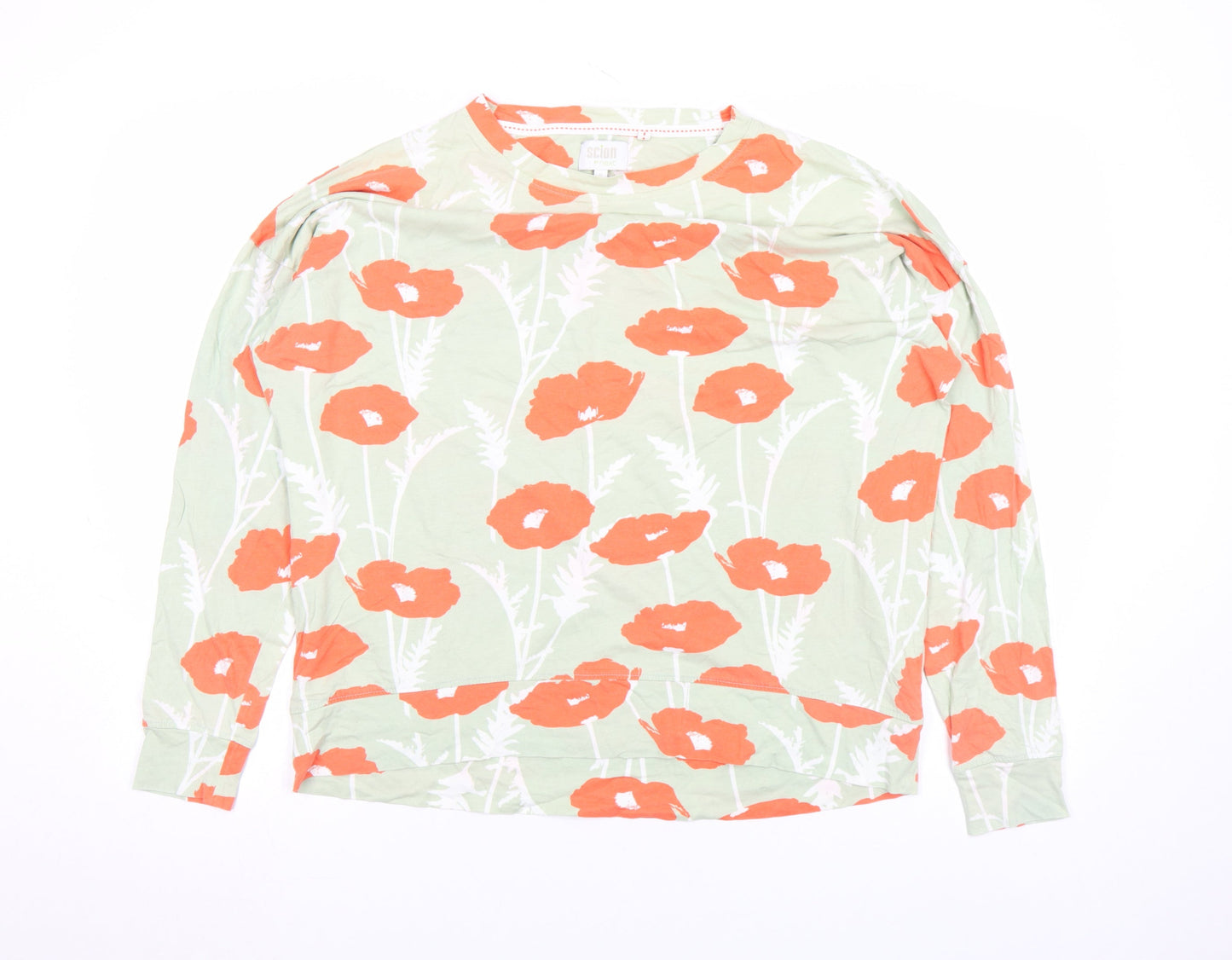 Next Women’s Multicoloured Floral Long Sleeve Cotton T-Shirt Size 14