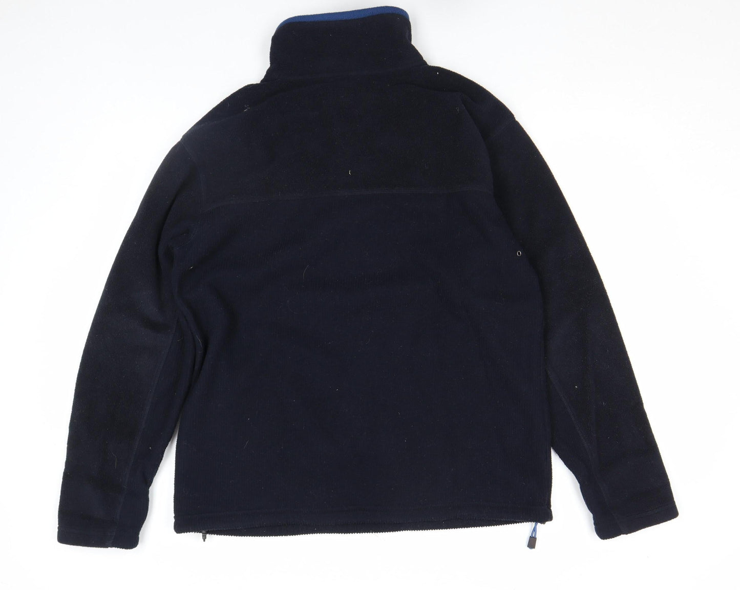 Active Sportswear Men's Blue Fleece Pullover Small 1/4 Zip Casual Top