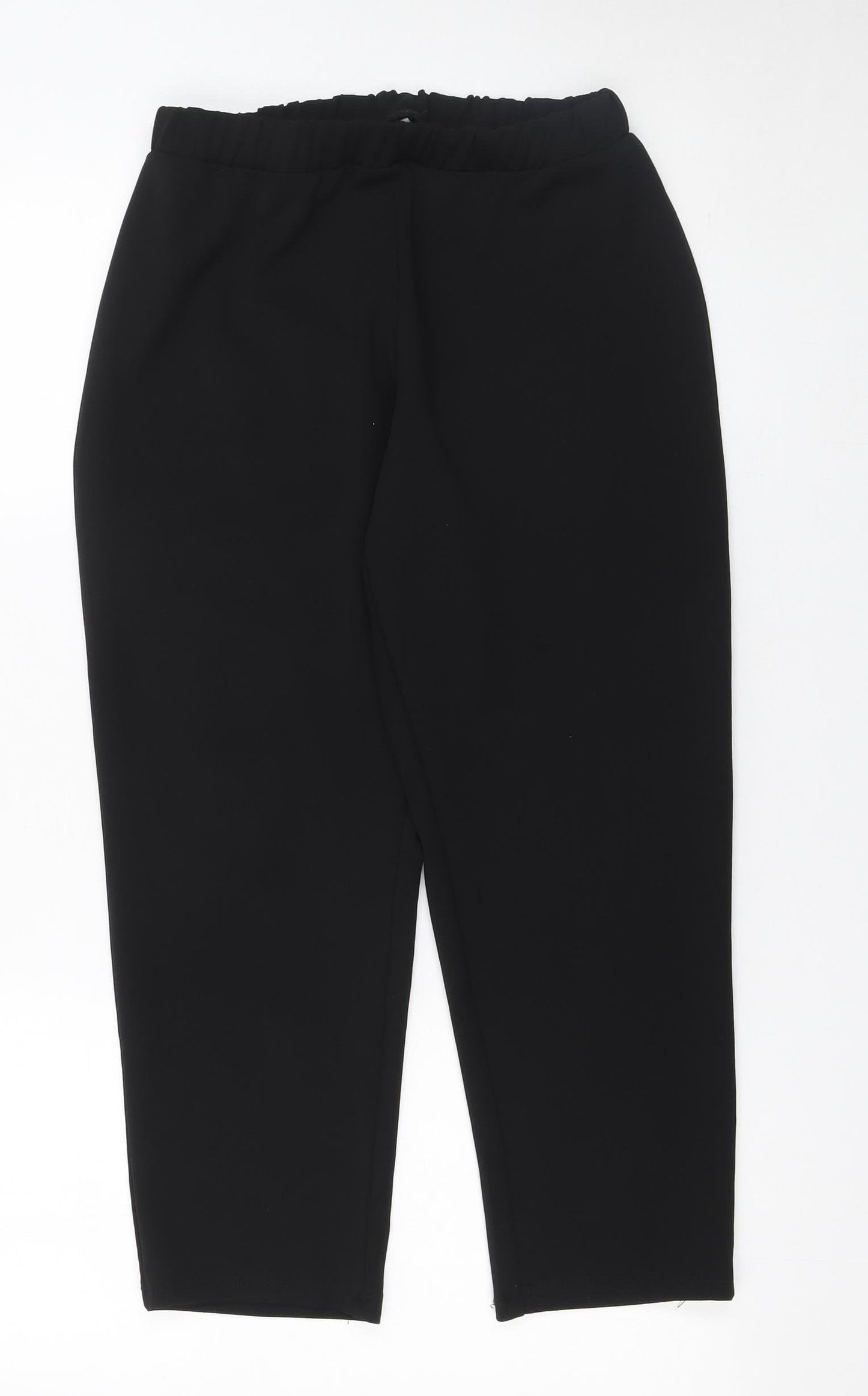 ASOS Women's Black Tapered Stretch Trousers Size 8