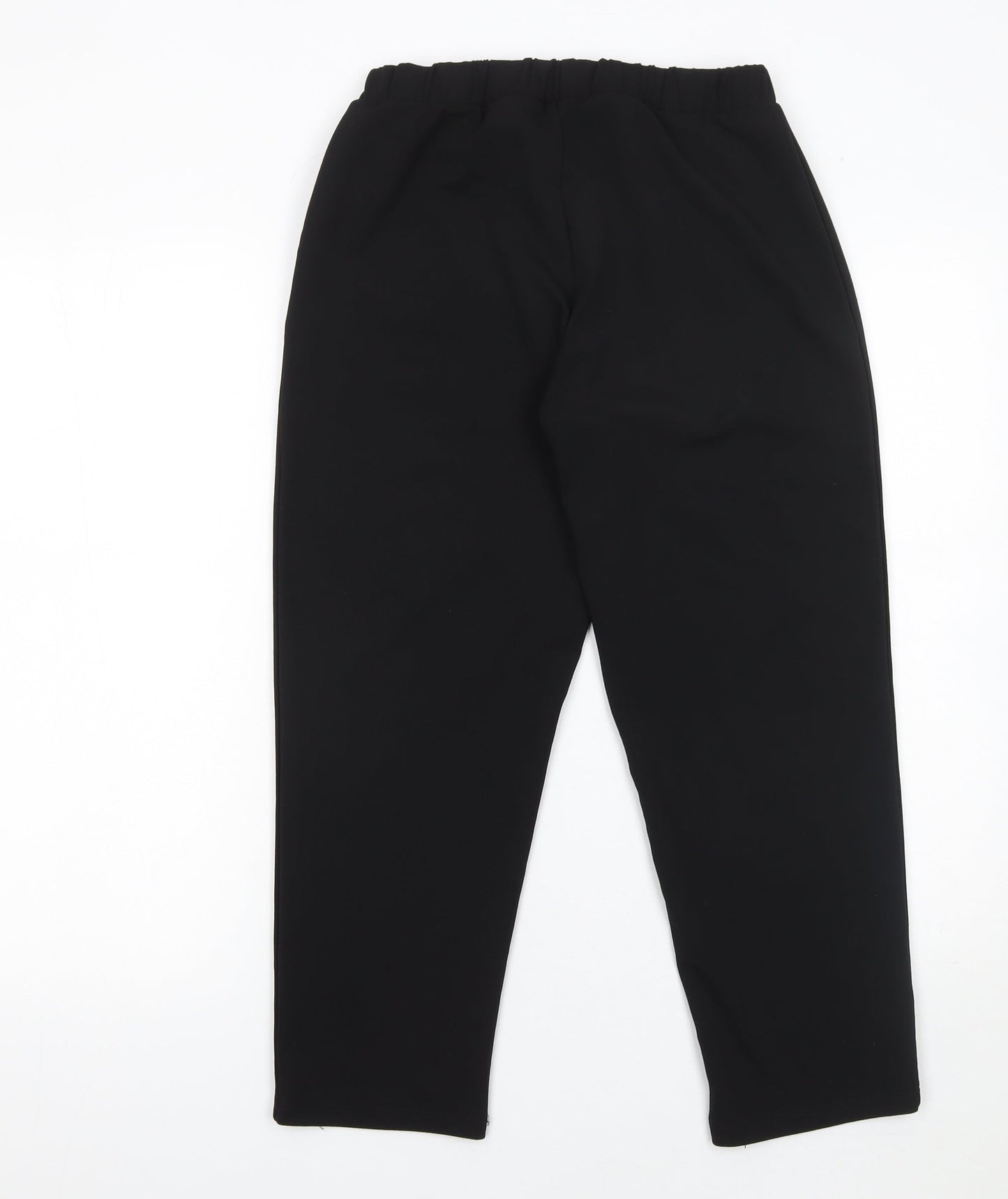 ASOS Women's Black Tapered Stretch Trousers Size 8