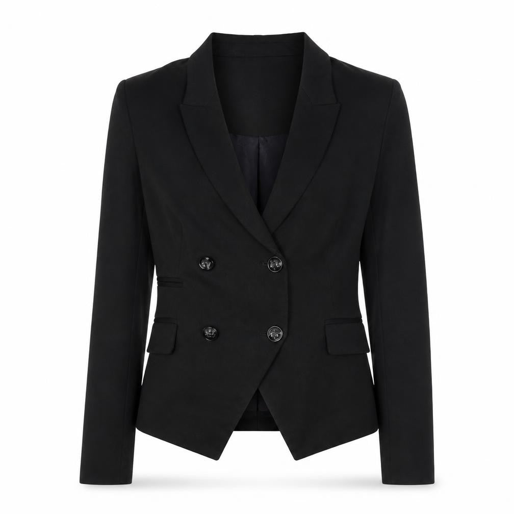 Zara Basic Women's Black Double Breasted Blazer XS