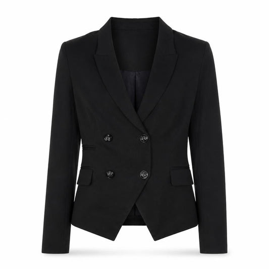 Zara Basic Women's Black Double Breasted Blazer XS
