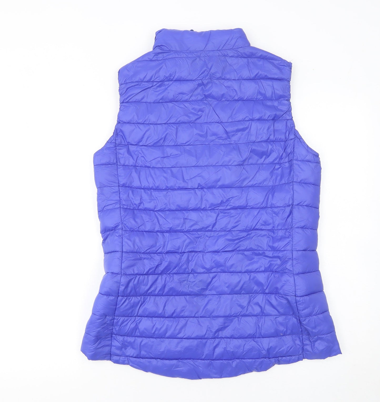 Dunnes Stores Women Blue Quilted Puffer Waistcoat Size 10
