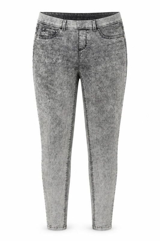 Pull & Bear Women's Grey Acid Wash Skinny Jeans Size 10