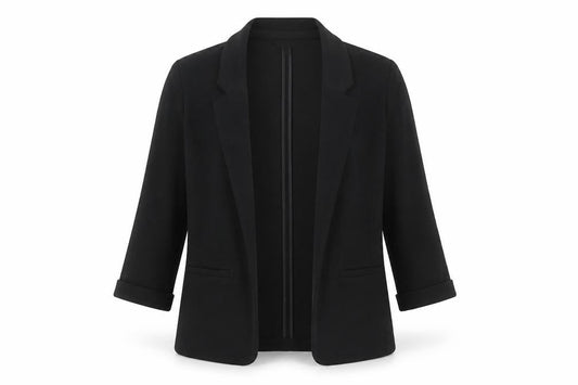 New Look Women's Black Size 12 Single-Breasted Blazer Jacket