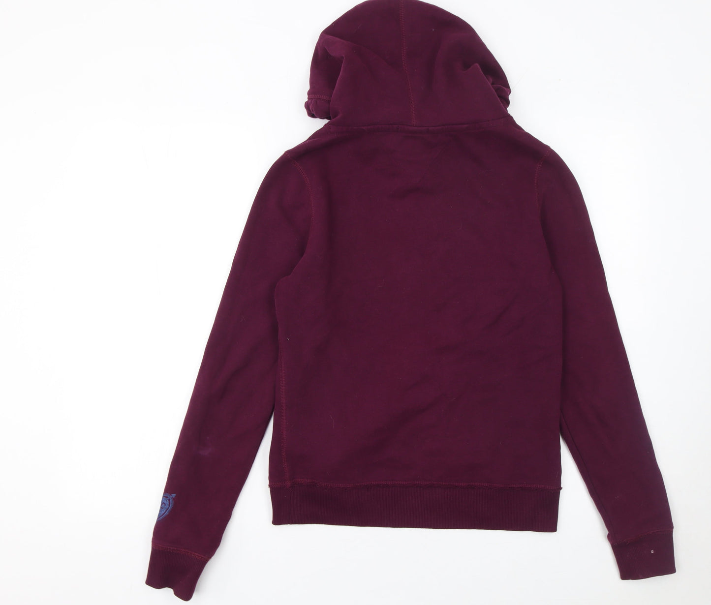 Hilfiger Denim Women's Purple Heart Print Pullover Hoodie Size S