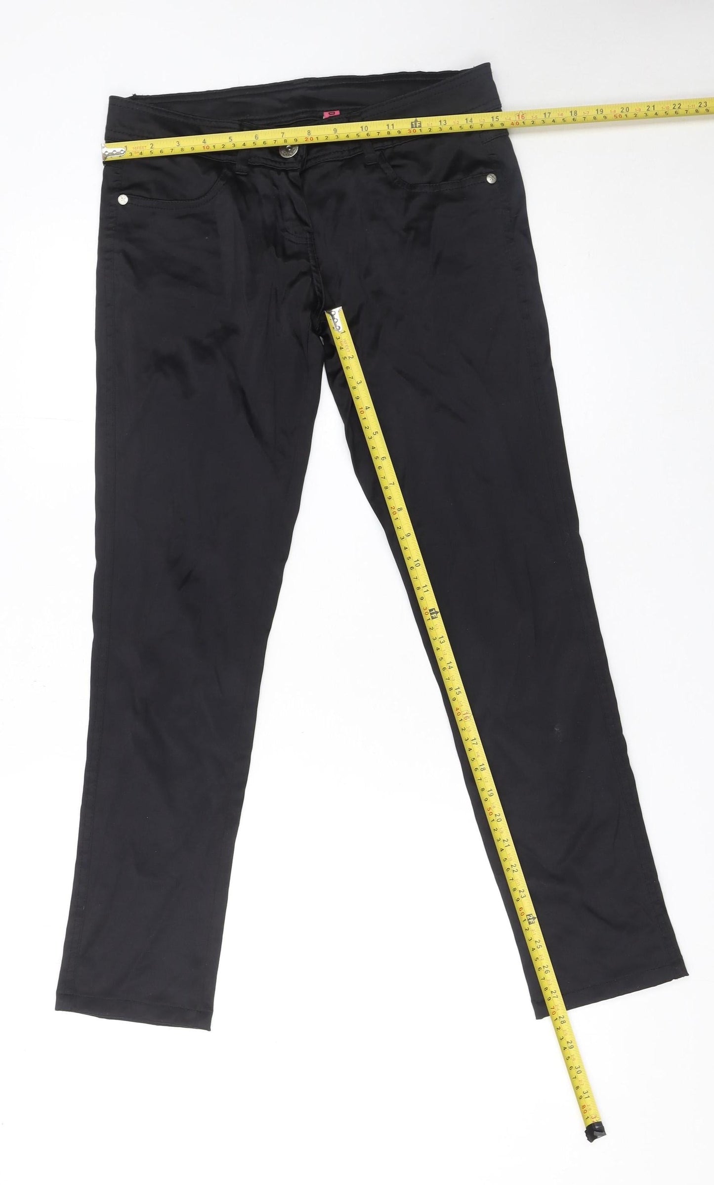 Denim Co Women's Black Slim Fit Stretch Jeans Size 8