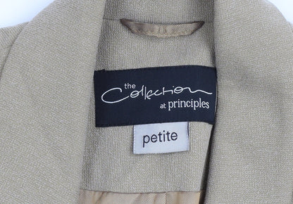Additional view of Principles Petite Beige Single-Breasted Blazer Jacket, size 10