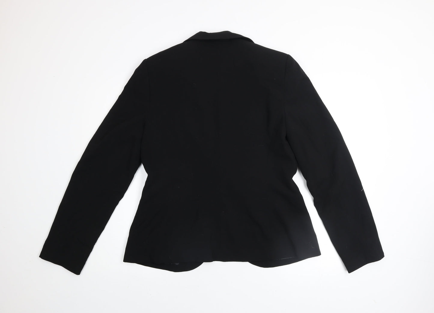 Dorothy Perkins Women Black Size 14 Classic Single-Breasted Blazer