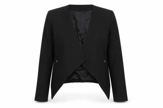 H&M Women’s Black Blazer Jacket Size 8 Classic Lightweight