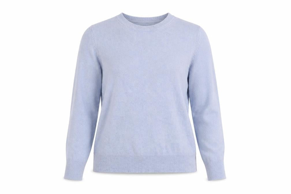 Marks & Spencer Women Blue Size 12 Crew Neck Acrylic Jumper