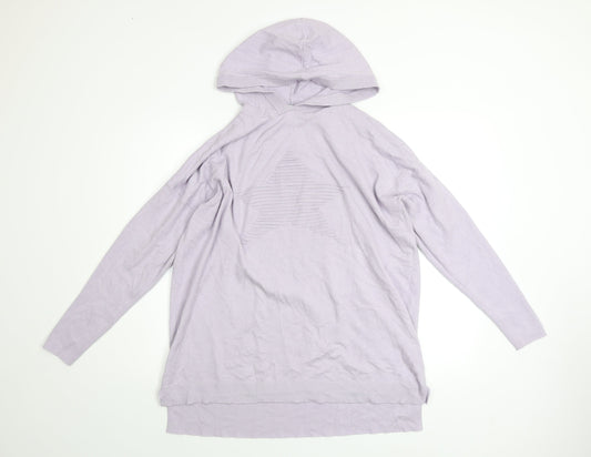 Amara Reya Women’s Lilac Hooded Pullover Sweatshirt S-M