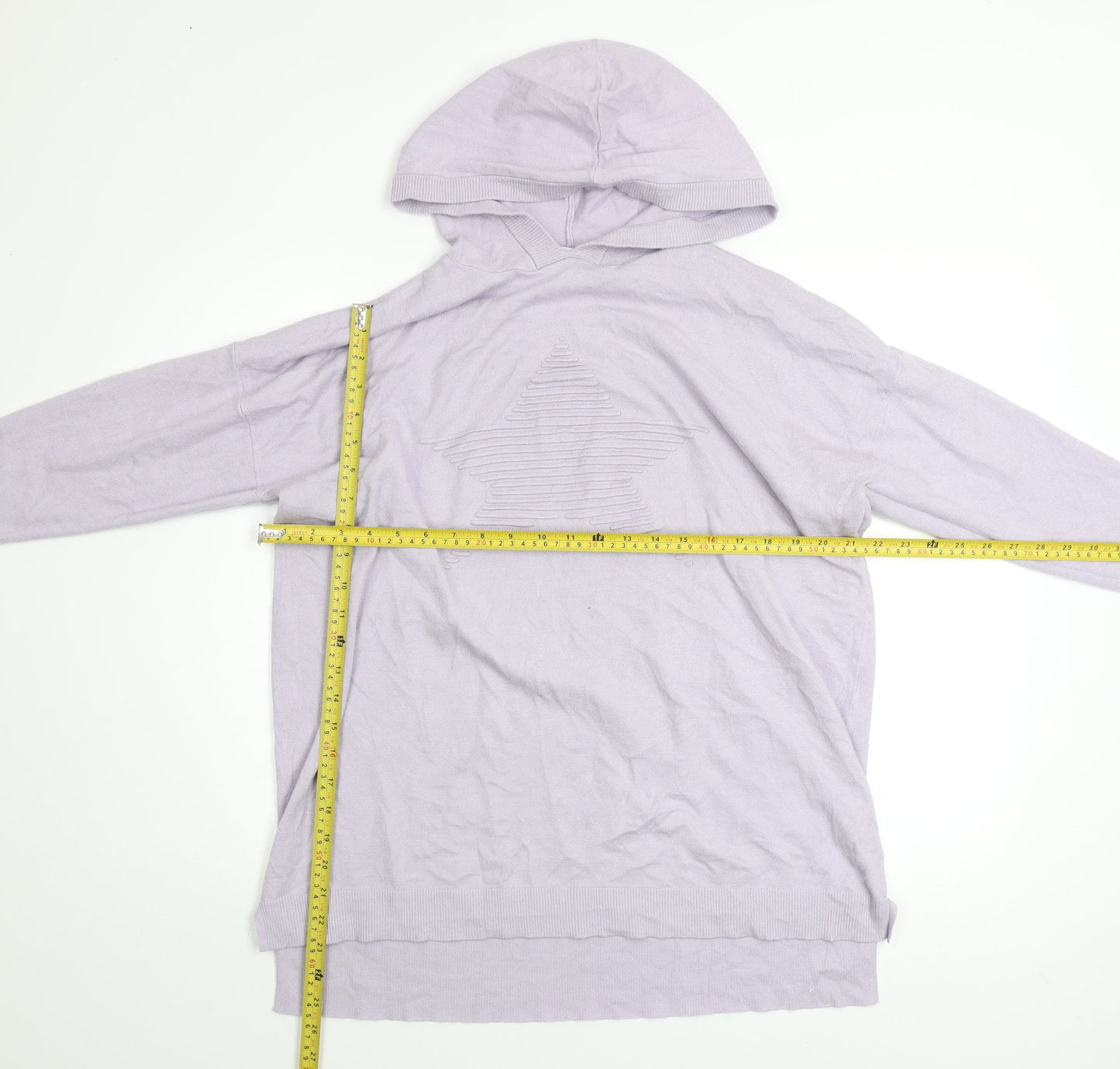 Amara Reya Women’s Lilac Hooded Pullover Sweatshirt S-M