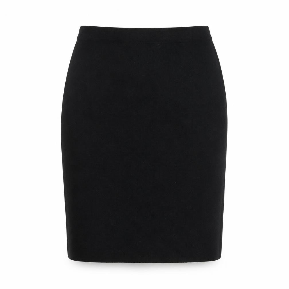 Country Casuals Women's Black Wool Pencil Skirt Lined L
