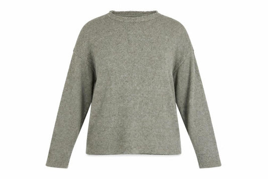 Zara Women’s Grey Knit Pullover Jumper Size 10 Crew Neck