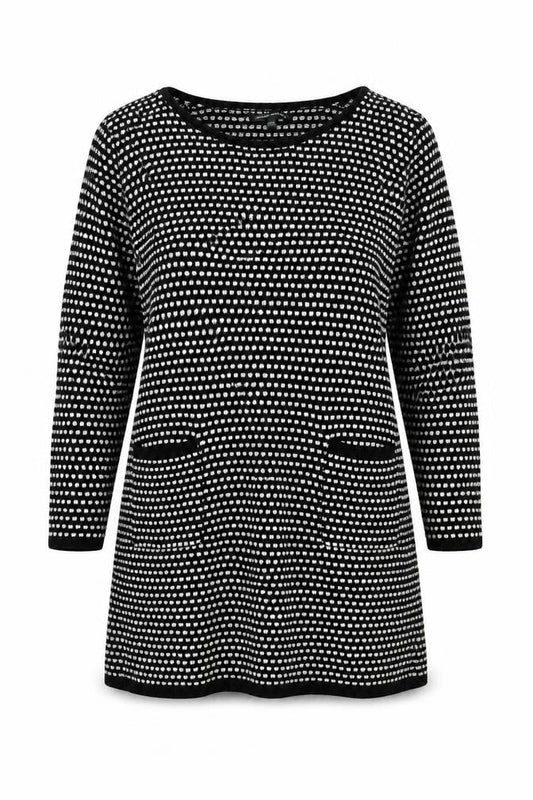 Jeffrey and Paula Women’s Black Knit Shift Dress Size 20/22 Plus