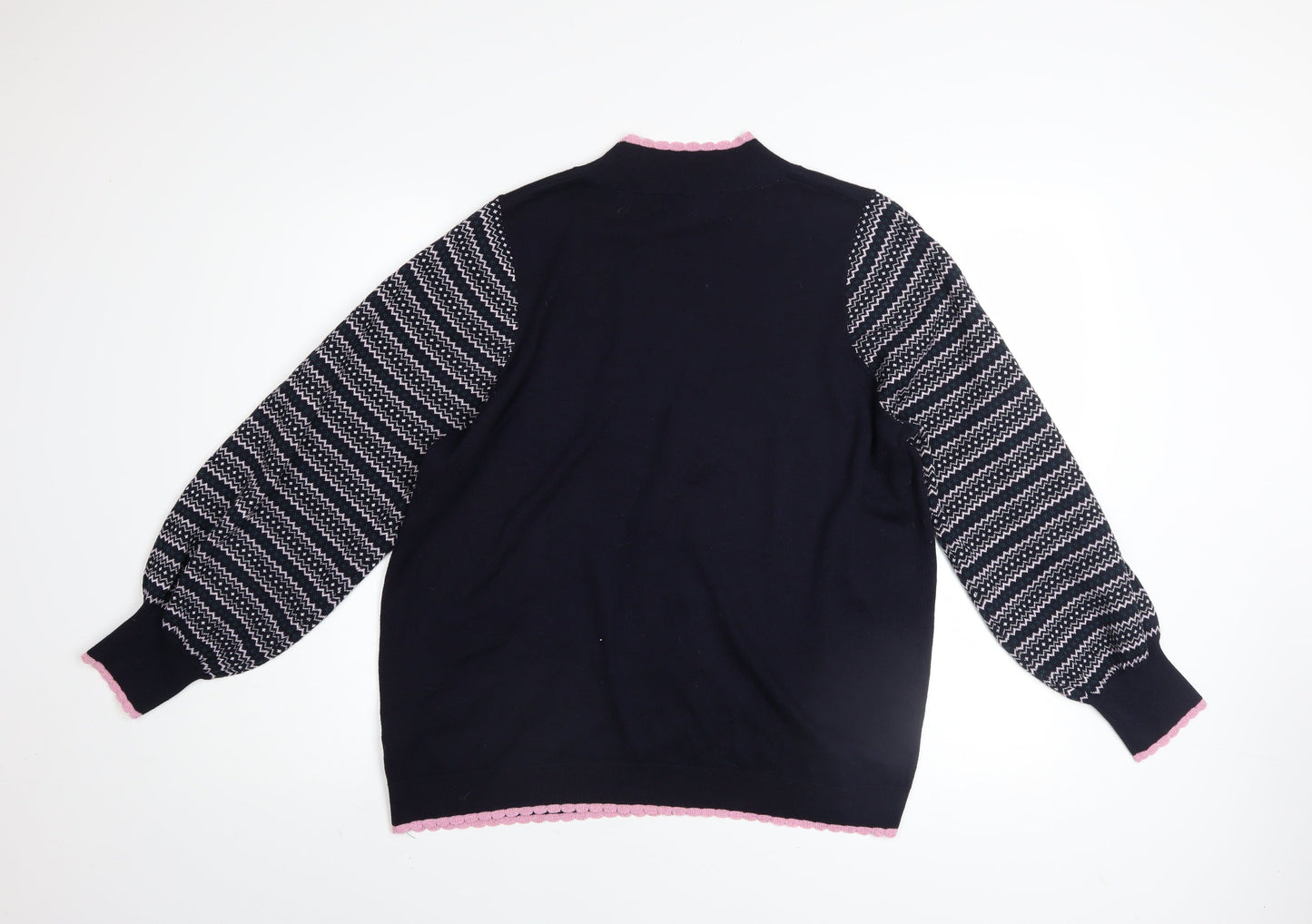 Next Women’s Black Christmas Sequin Jumper L Petite Pullover