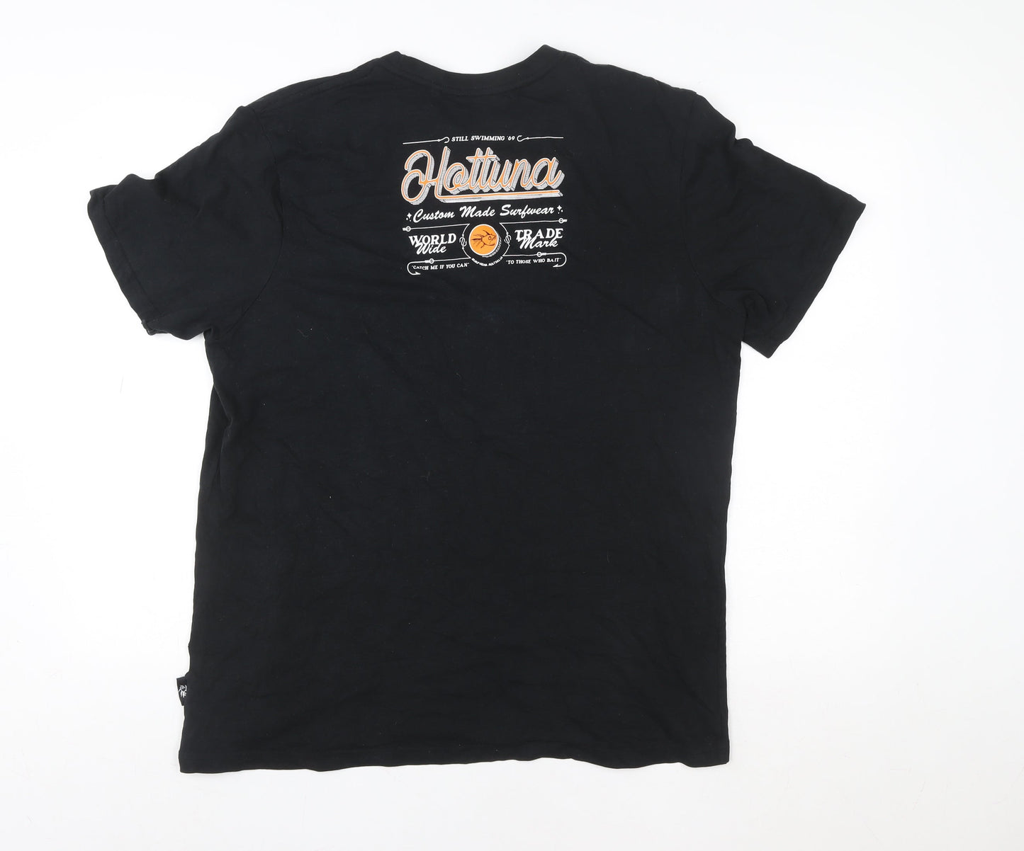 Hot Tuna Women’s Black Graphic Surf T-Shirt Medium Cotton