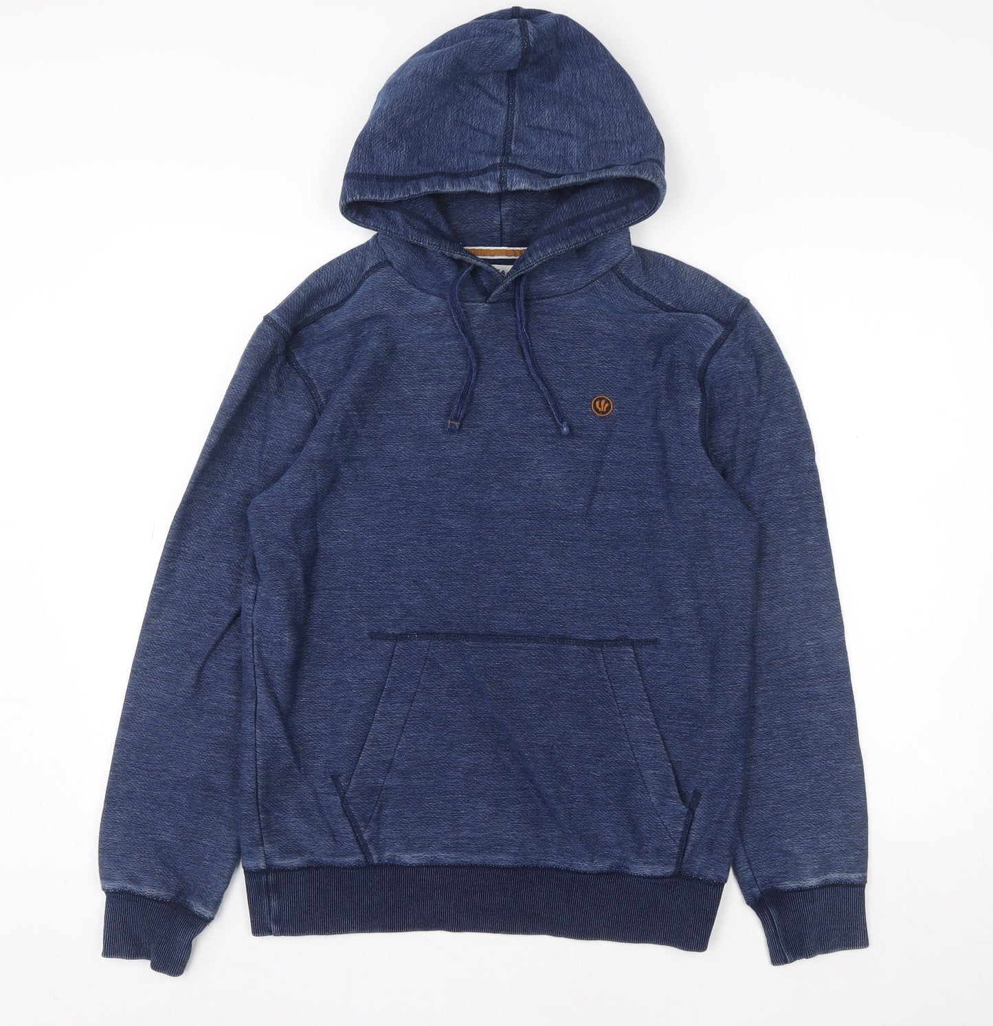 Fat Face Womens Blue Pullover Hoodie Small Cotton Blend Casual