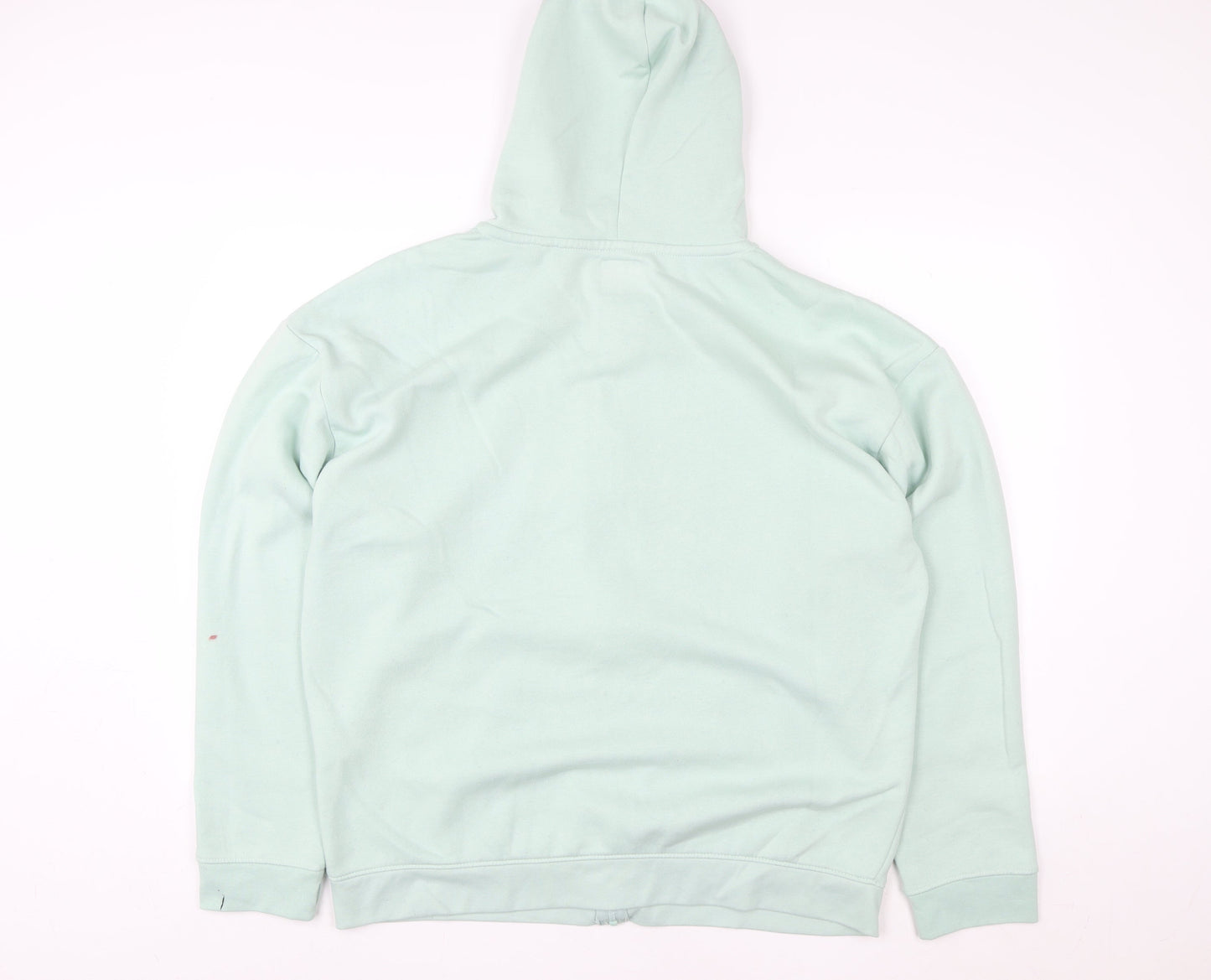 Bench Women Mint Green Full Zip Hoodie Size L UK 14 Hooded Sweatshirt