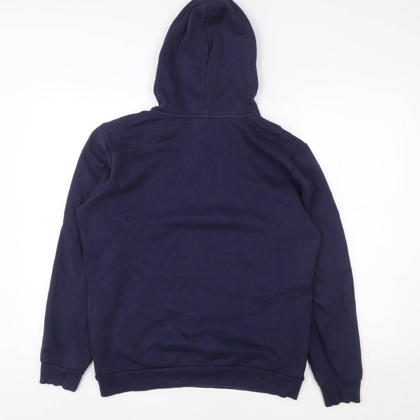 Puma Women Navy Blue Small Pullover Hoodie Sweatshirt