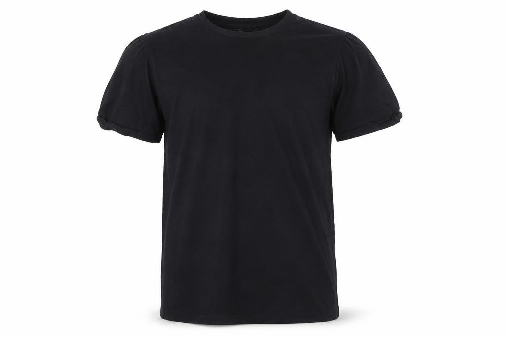 boohoo Men's Black Regular Fit Cotton Crew Neck T-Shirt Size L