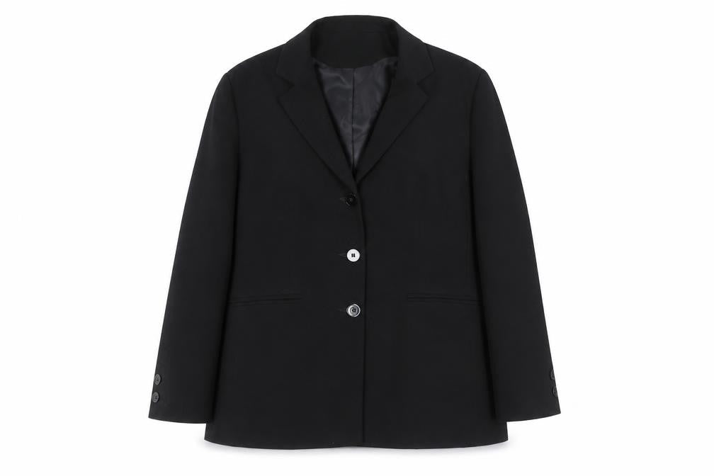 Modern Classics Women's Black Single-Breasted Blazer UK 16