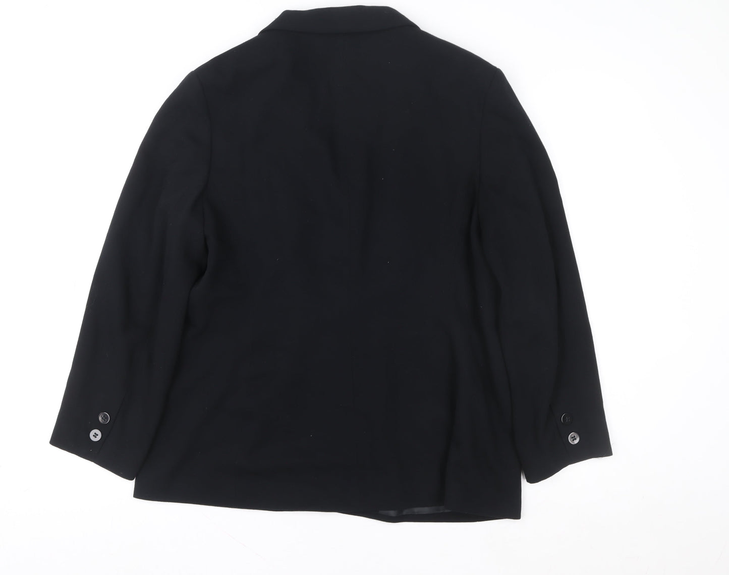 Modern Classics Women's Black Single-Breasted Blazer UK 16