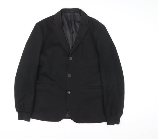 ASOS Women's Black Slim Fit Blazer Jacket Size 14