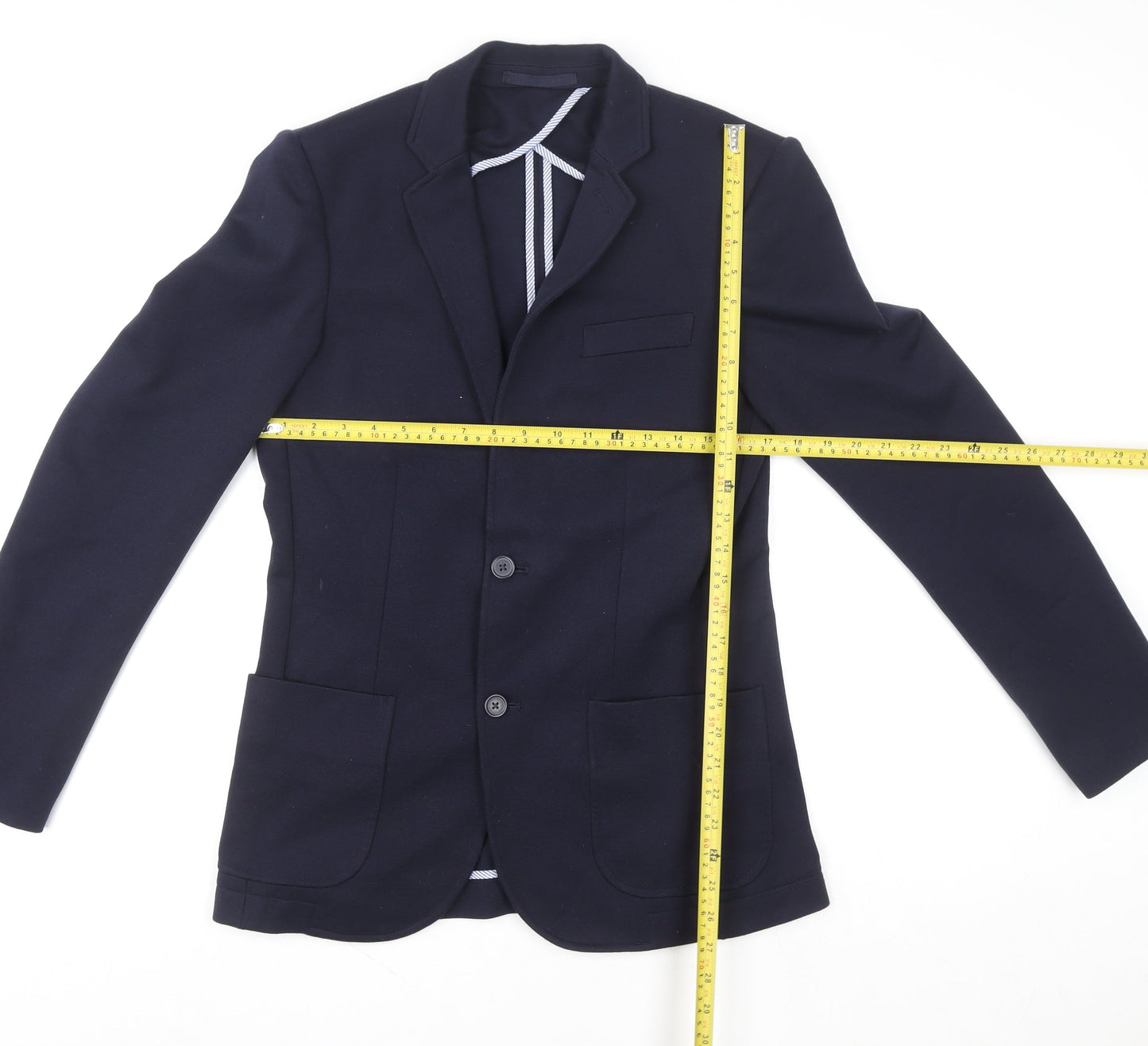 New Look Women Blue Classic Blazer Jacket Size 12