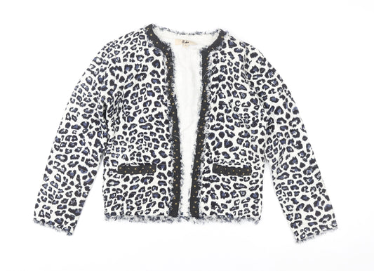Rika Women's Multicoloured Animal Print Short Jacket Size S