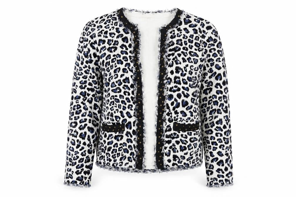 Rika Women's Multicoloured Animal Print Short Jacket Size S