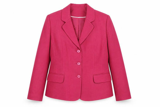Autonomy Womens Pink Classic Blazer Jacket Size 16 Single Breasted Twill