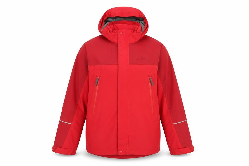 Peter Storm Men's Red Waterproof Hooded Rain Coat Jacket L