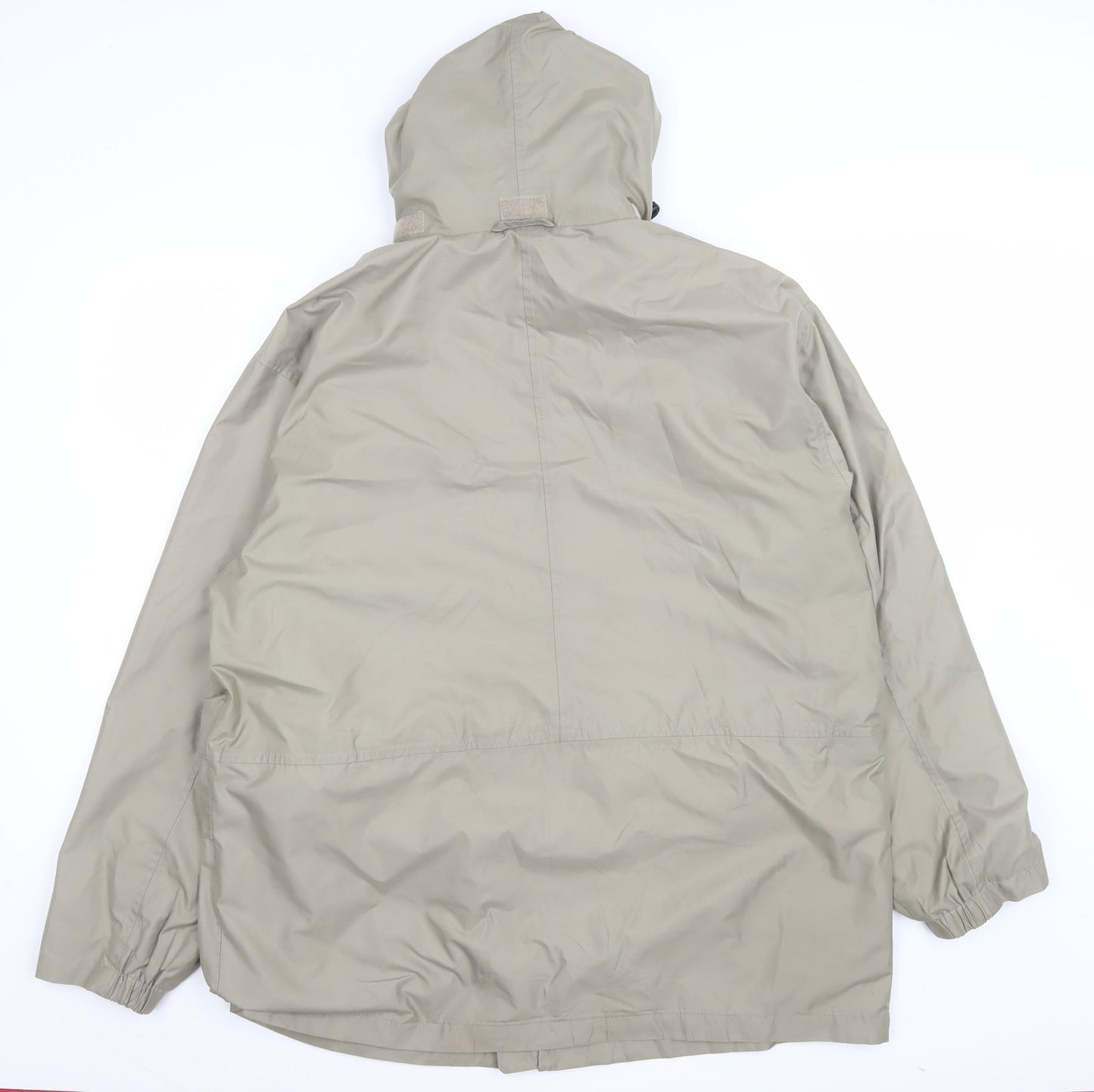 Champion Men’s Beige Hooded Parka Jacket L Water Resistant