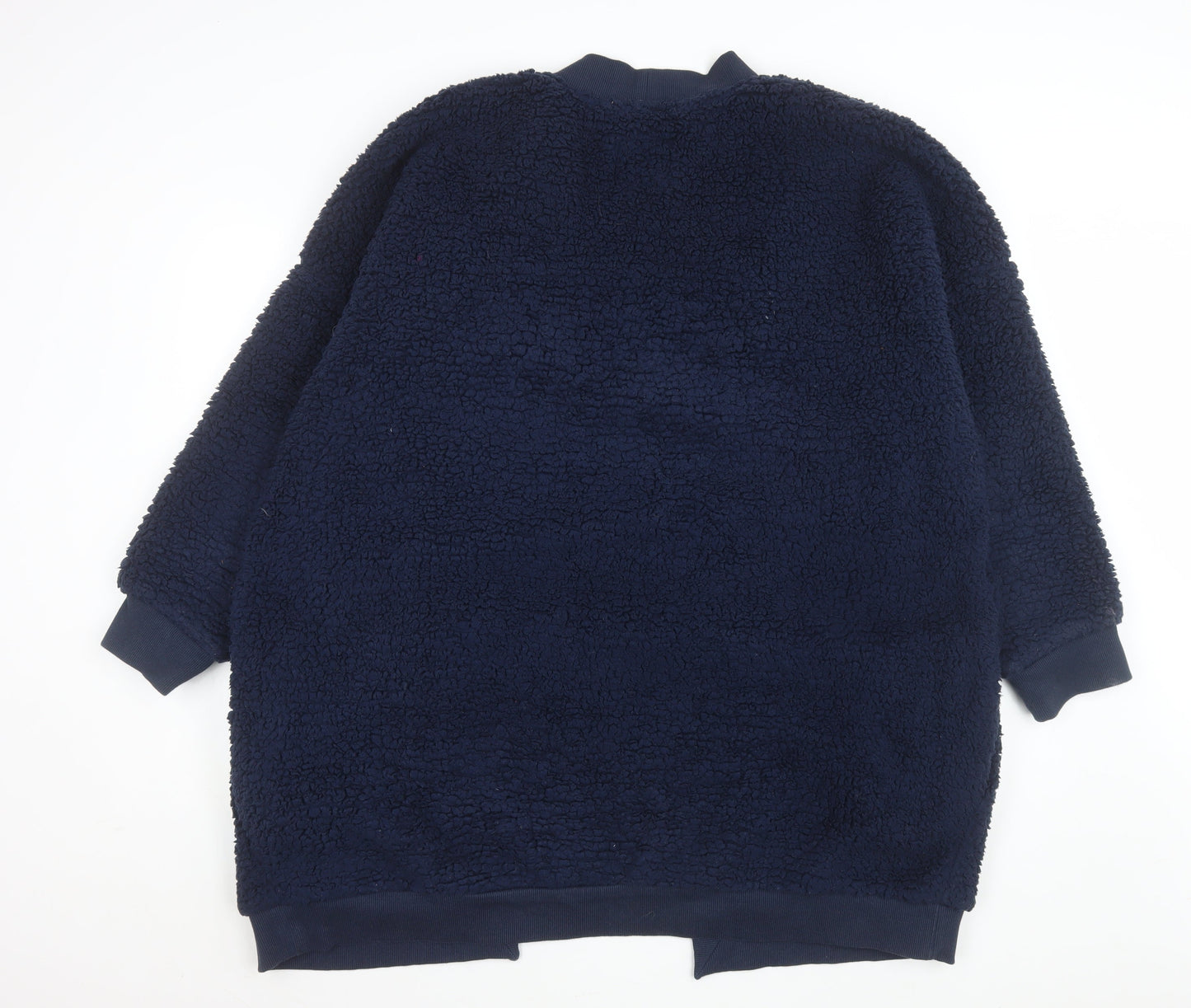 Marks and Spencer Men's Blue Fleece Robe XL Winter Warm