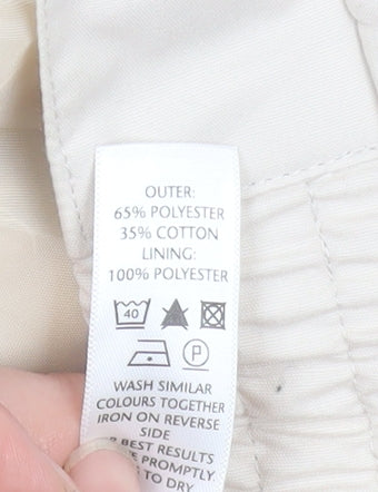 BHS Women’s Beige Size 14 Classic Full Zip Casual Jacket