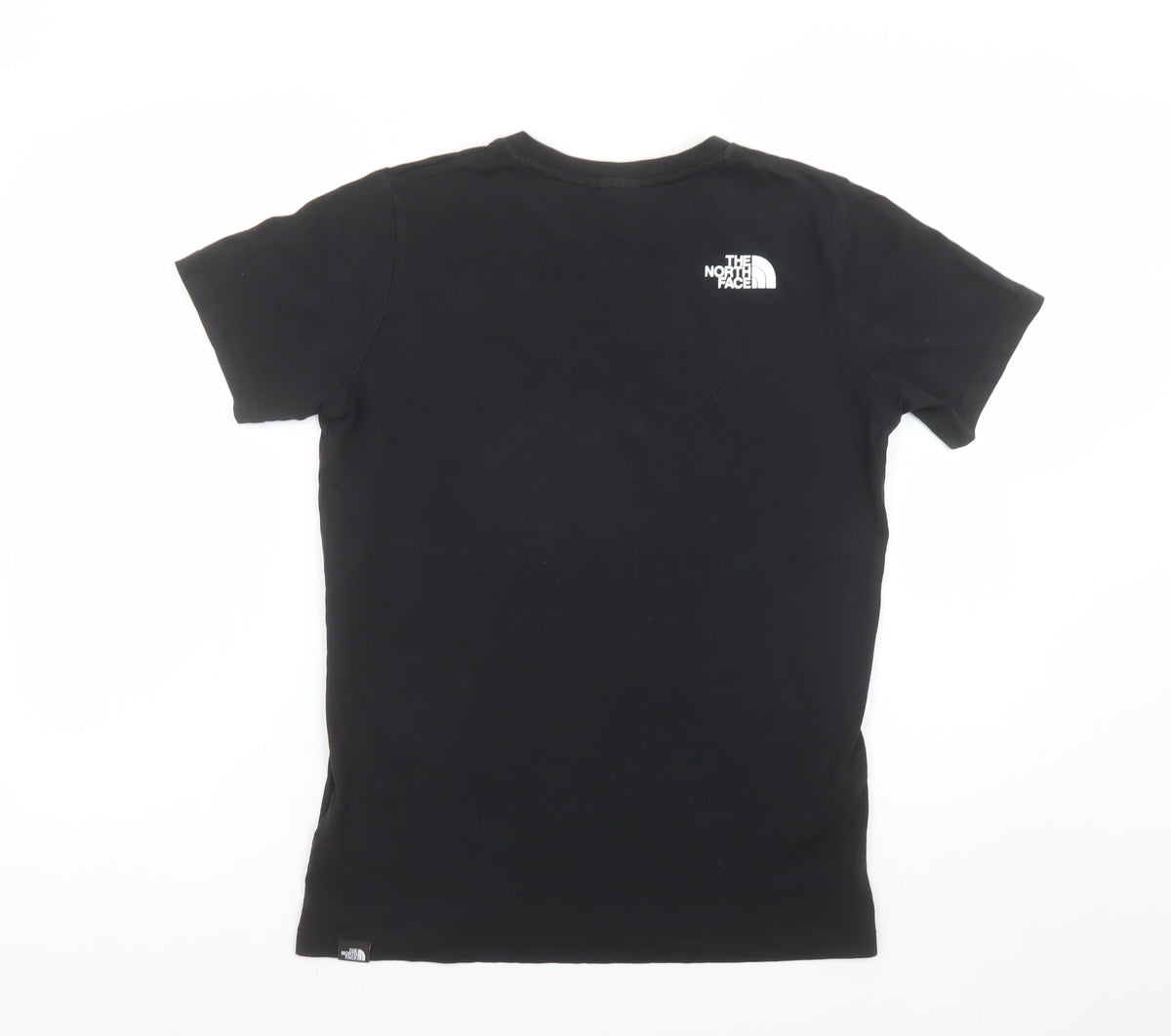 The North Face Boys Black XL T-Shirt Short Sleeve Cotton Outdoor Logo Tee