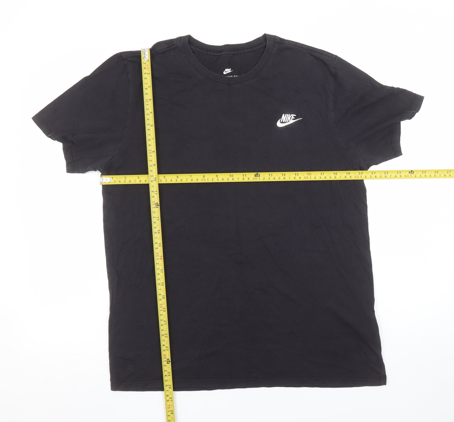 Nike Men's Black Athletic Fit Crew Neck T-Shirt Size L