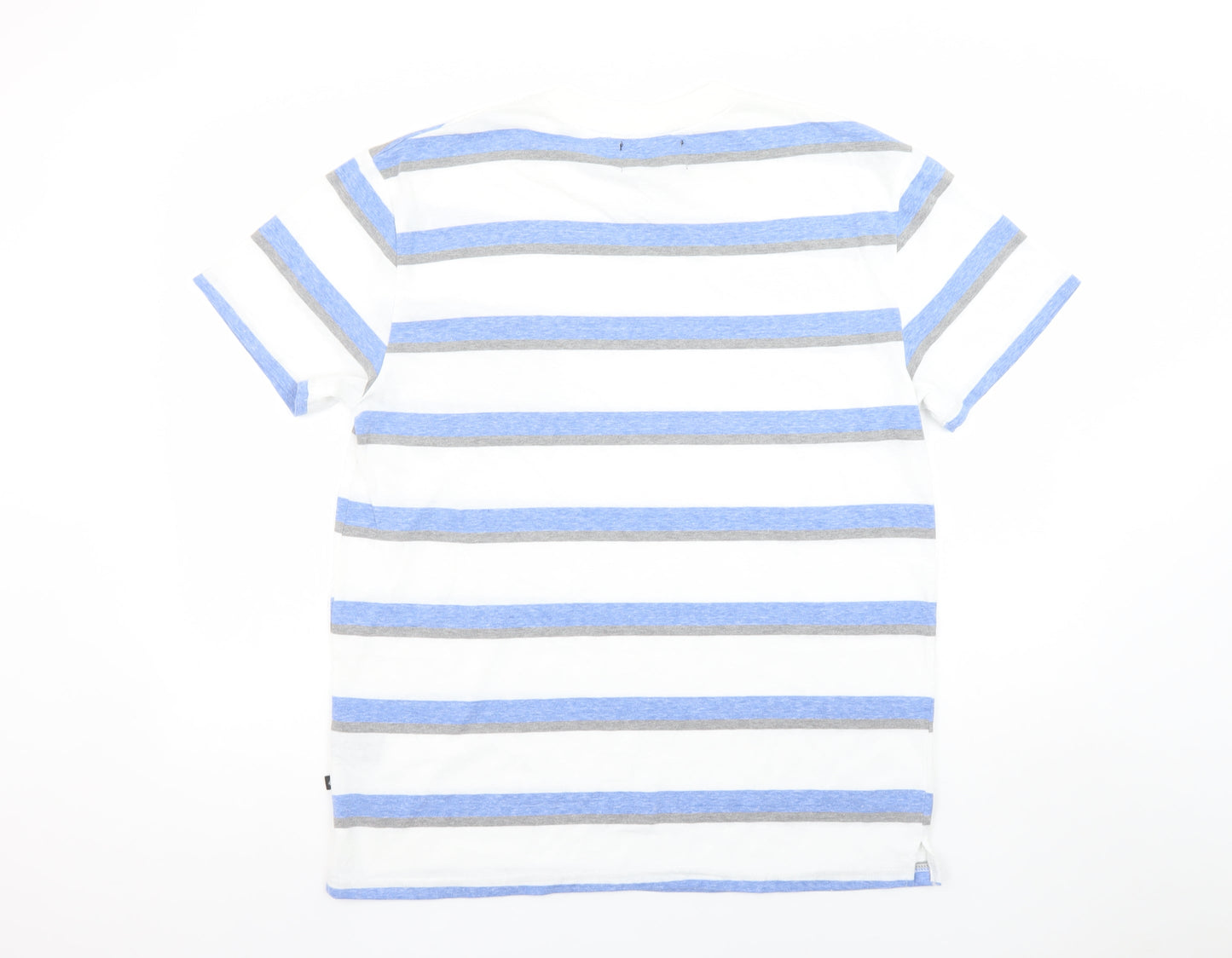 HSD Kirra Australia Men's Multicoloured Striped Crew Neck T-Shirt Medium
