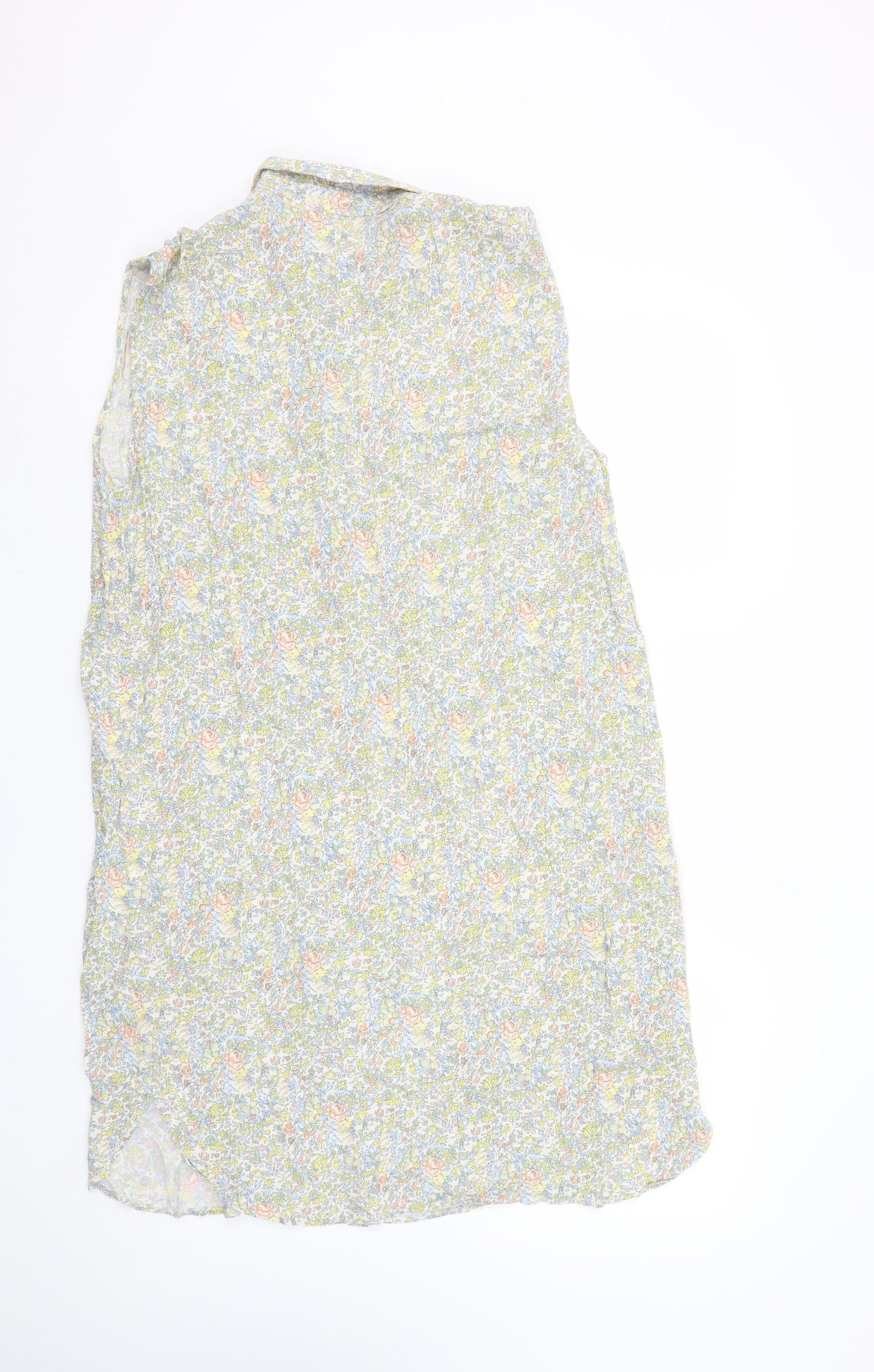 River Island Women's Multicoloured Floral Shirt Dress Size 16