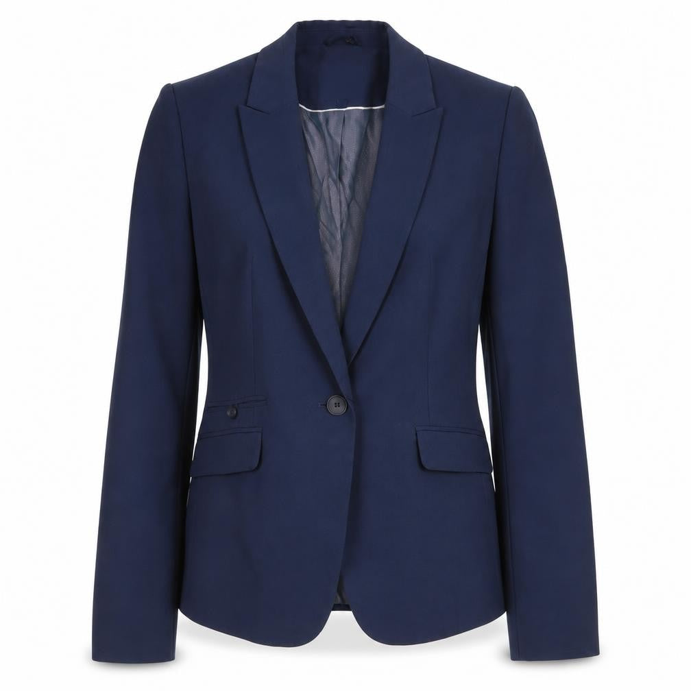 Next Women's Blue Size 10 Regular Single-Breasted Blazer
