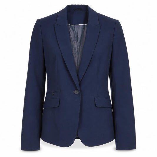 Next Women's Blue Size 10 Regular Single-Breasted Blazer