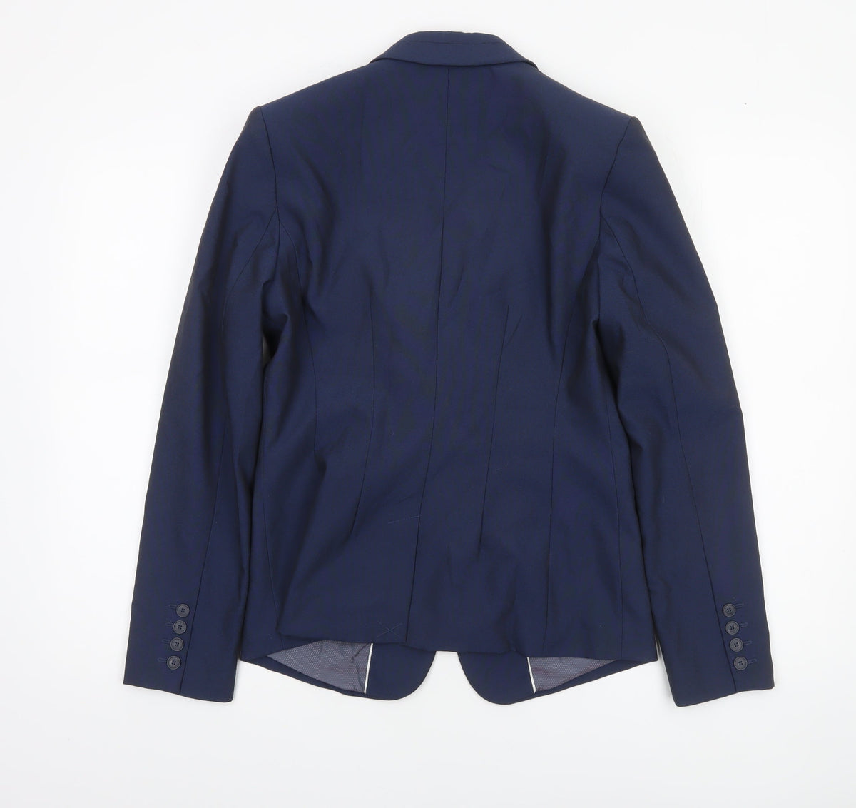 Next Women's Blue Size 10 Regular Single-Breasted Blazer