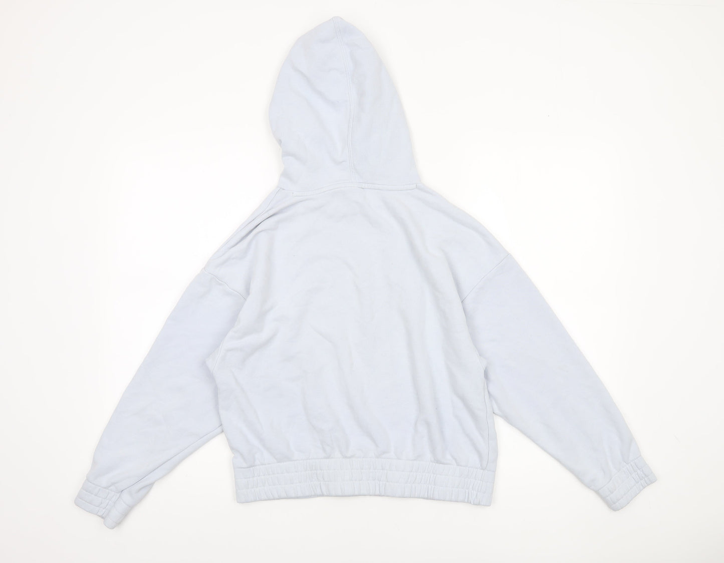 Puma Women’s Light Blue Pullover Hoodie Size Small Cotton Blend