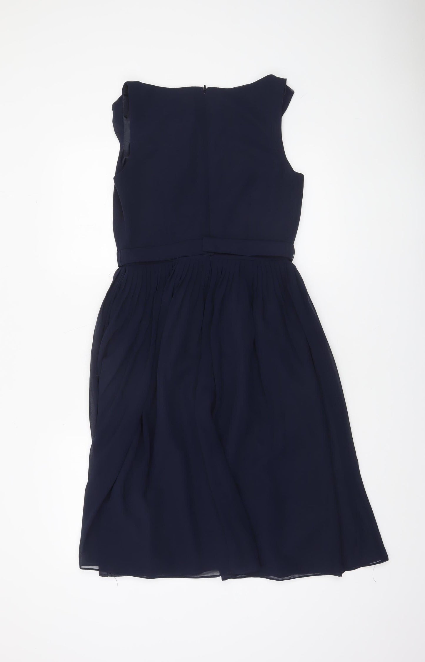 No.1 Jenny Packham Women Blue Size 10 Sleeveless Fit & Flare Dress